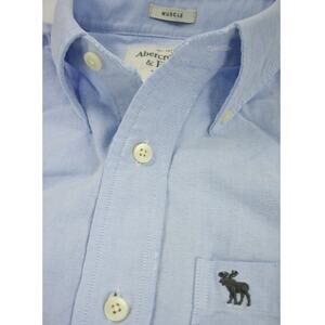 Abercrombie & Fitch XXL Light Blue Muscle Shirt